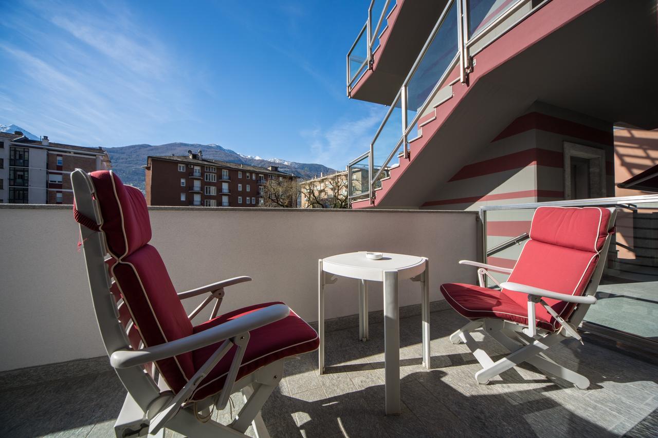 Piazzi House Aparthotel Sondrio Kültér fotó